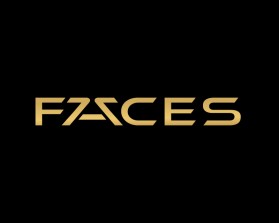 FACES with 77 integrated inside the word itself entry by Tal