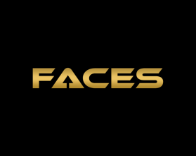 FACES with 77 integrated inside the word itself entry by iosiconsdesign