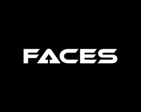 FACES with 77 integrated inside the word itself entry by iosiconsdesign
