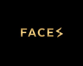 FACES with 77 integrated inside the word itself entry by Adam