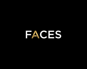 FACES with 77 integrated inside the word itself entry by Mza