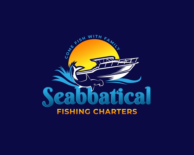 Sunset Boat Logo Design