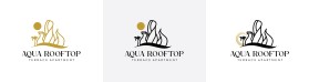 Logo Design entry 2929493 submitted by 237DSG to the Logo Design for Aqua Rooftop Terrace Apartment run by Jaberbox