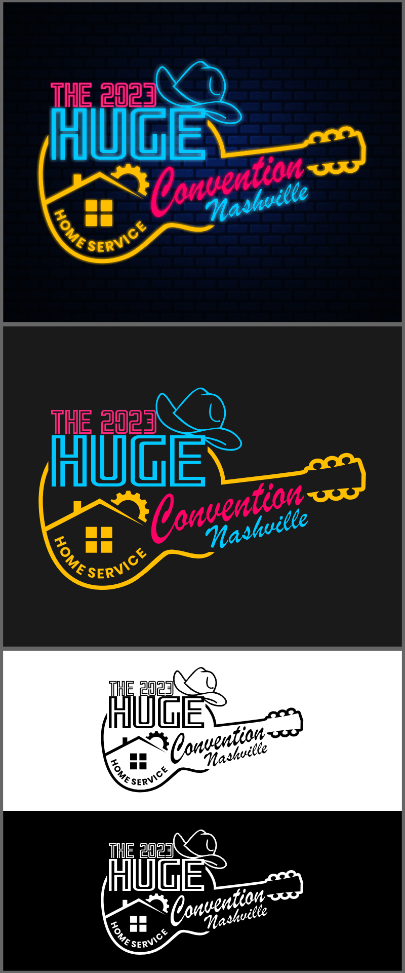 Header Design for The Huge Convention