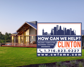 Yard sign design- Clinton www.cwfame.com entry by sella