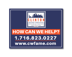 Yard sign design- Clinton www.cwfame.com entry by Jheebsyn 