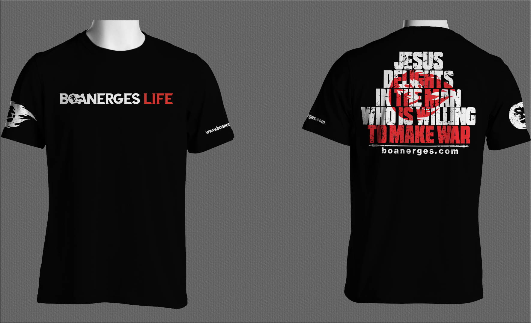 T-Shirt Design for Boanerges Life