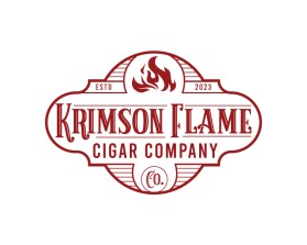 Krimson Flame Cigar Company (Co.) entry by plexdesign