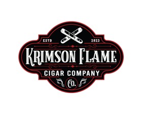Krimson Flame Cigar Company (Co.) entry by plexdesign
