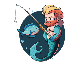 Mascot Design Entry 3063650 submitted by dqr to the contest for Singletary Fishing Co. run by mikesingletary13