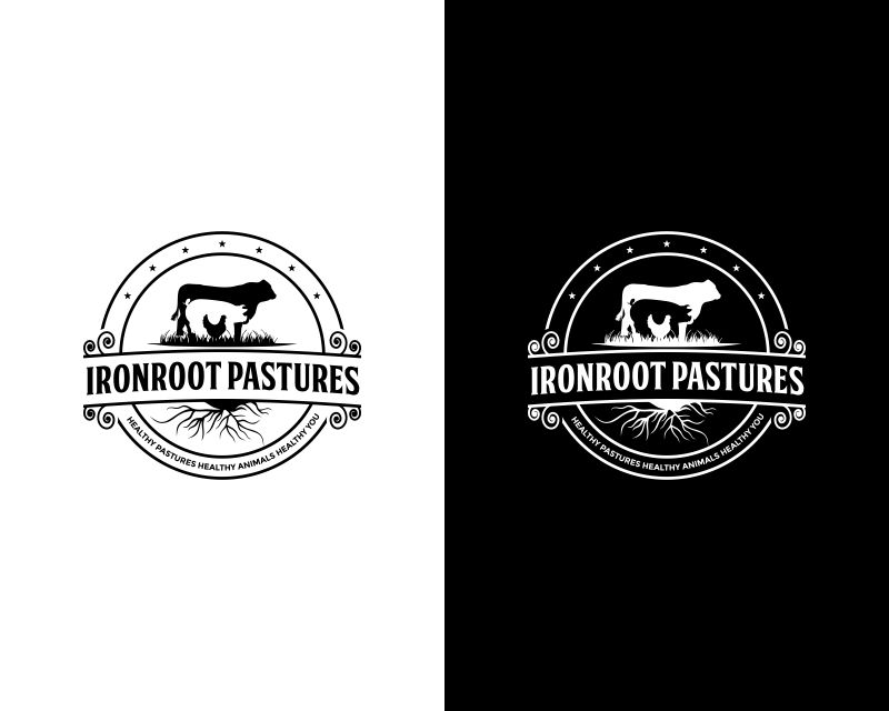 Logo Design entry 2956155 submitted by nosukar to the Logo Design for ironrootpastures.com run by ironrootpastures