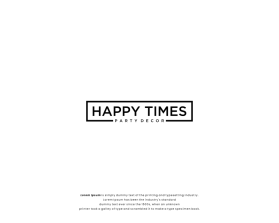 Happy Times Party Decor entry by muhammad manaf
