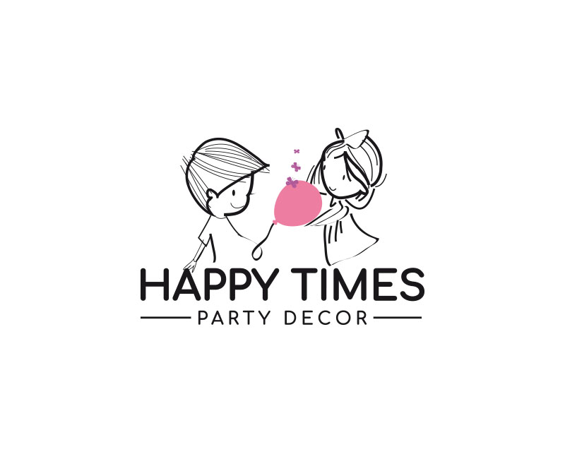 Logo Design for Happy Times Party Decor