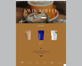 kwikkoffee.com entry by lotusdesign