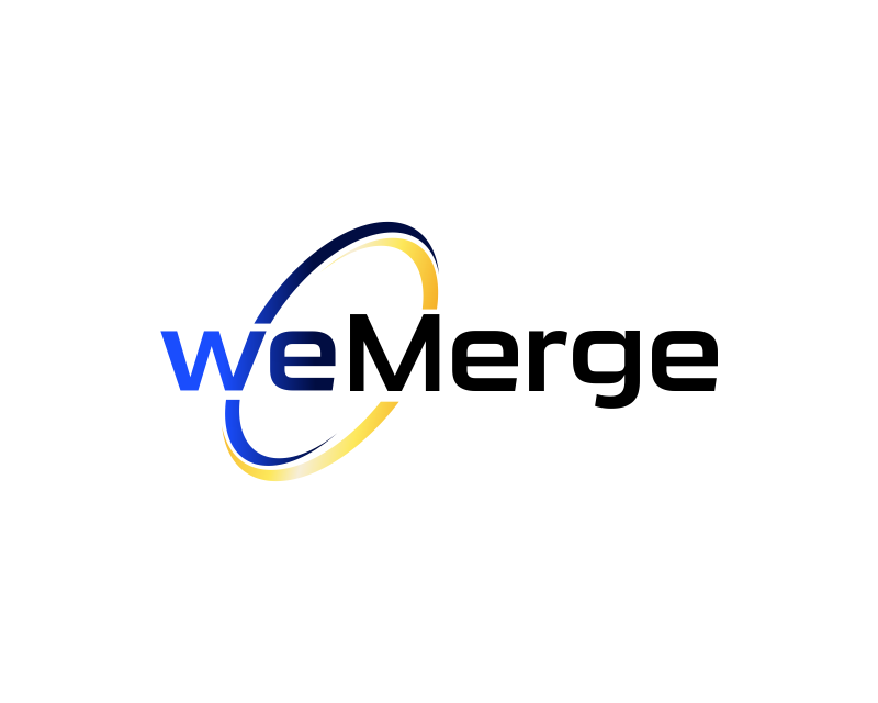 Logo Design for weMerge.com Startup entity