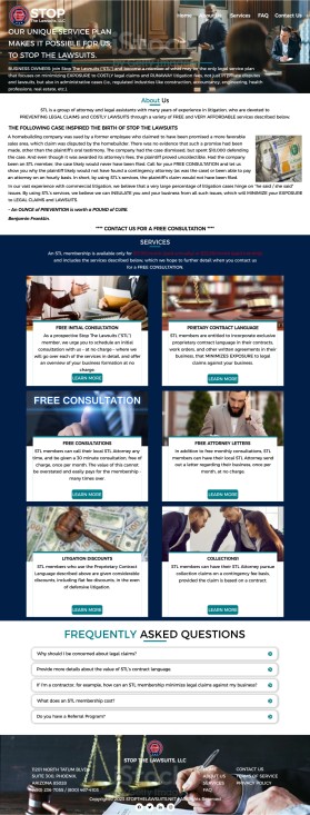 Winning entry: Stop The Lawsuits, LLC entry by Rolis Junwandi