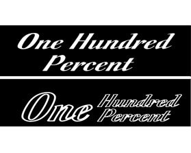 One Hundred Percent entry by Viji