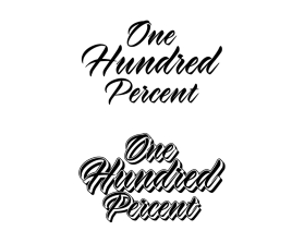 One Hundred Percent entry by boukeroui
