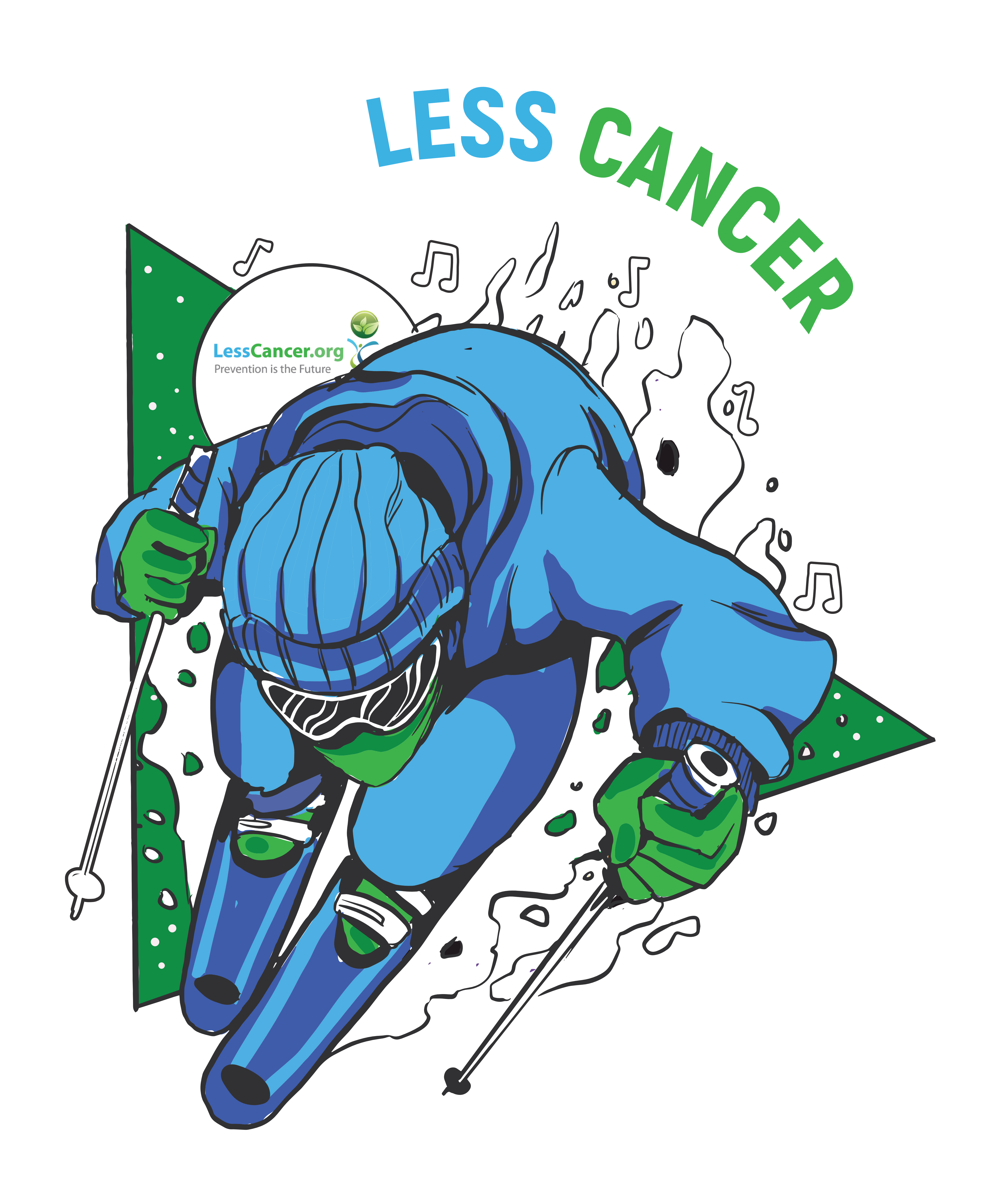 T-Shirt Design for Less Cancer/Mt. Holiday Benefit Concert