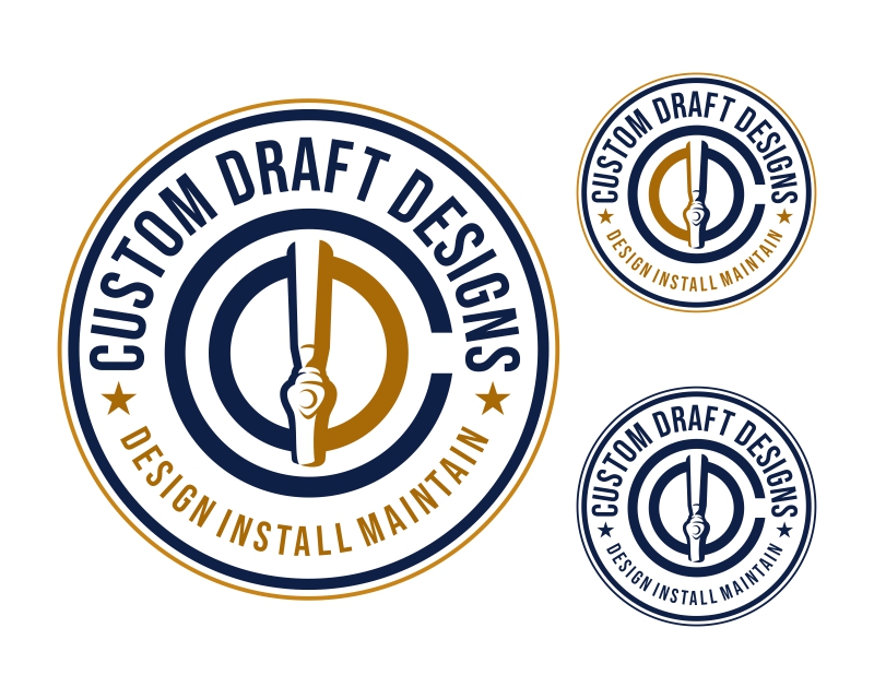 Logo Design for www.customdraftdesigns.com