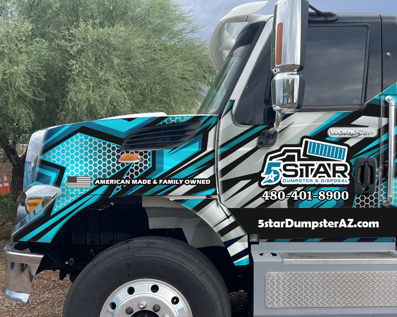 Graphic Design for 5 Star Dumpster & Disposal