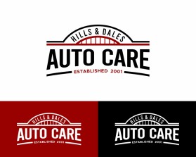 Winning entry: Hills & Dales Auto Care entry by danni sudyono