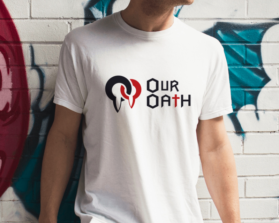 new father daughter tee-shirt company in need of excellent logo  (company name and more brief logo/insignia  "OO" or something of the like.  It's nice to see the earth, cross, love. entry by Ammar Fareed