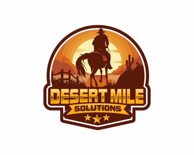Logo Design for DESERT MILE SOLUTIONS