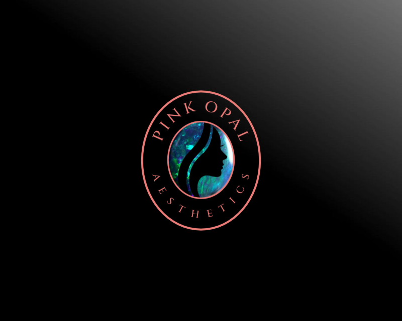 Logo Design for Pink Opal Aesthetics