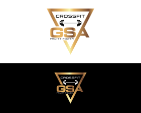 Gold Standard Athletics (Or CrossFit GSA) or CrossFit Gold Standard Athletics entry by binbin design