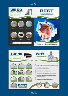 Brochure Design Entry 3155983 submitted by SplashBucket to the contest for Patch The Wall run by rtooley