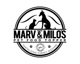 Marv & Milo's Pet Food Topper entry by Creativo