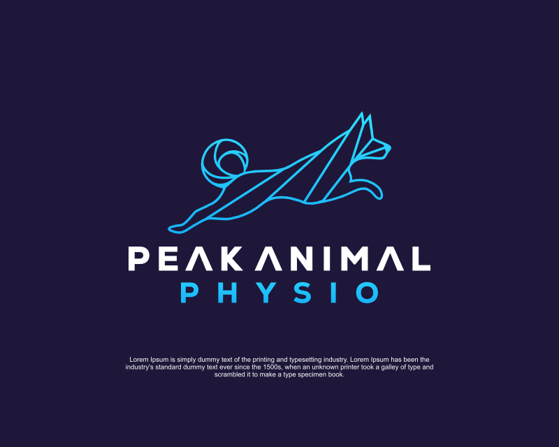 Logo Design for Peak Animal Physio