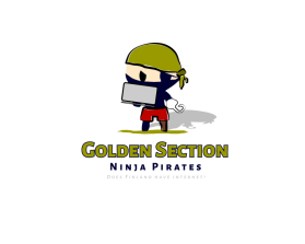 Golden Section Ninja Pirates entry by FILAT ADELA PAULINA