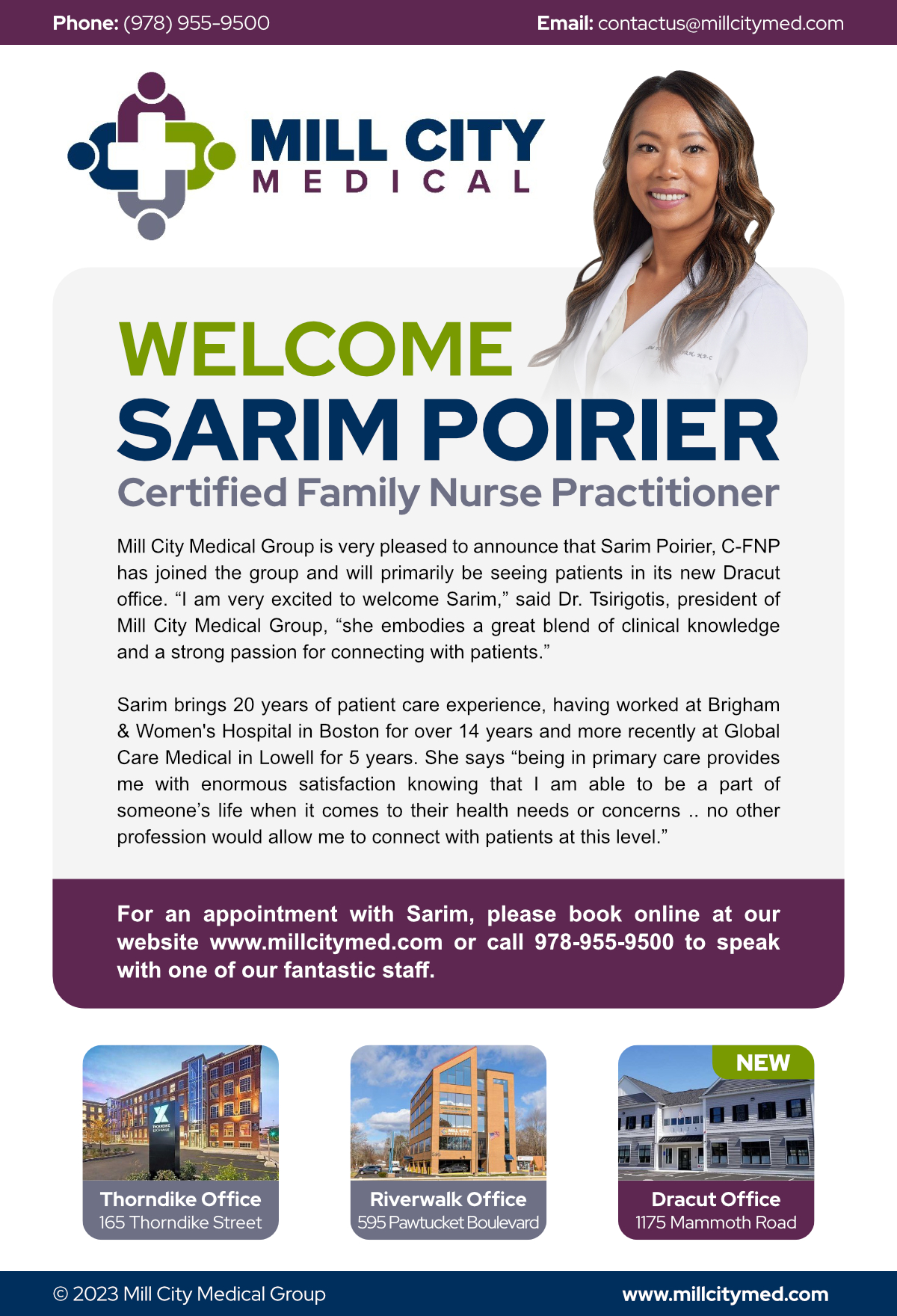 Graphic Design for Mill City Medical Group
