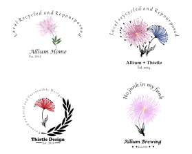 Allium + Thistle entry by Tedd