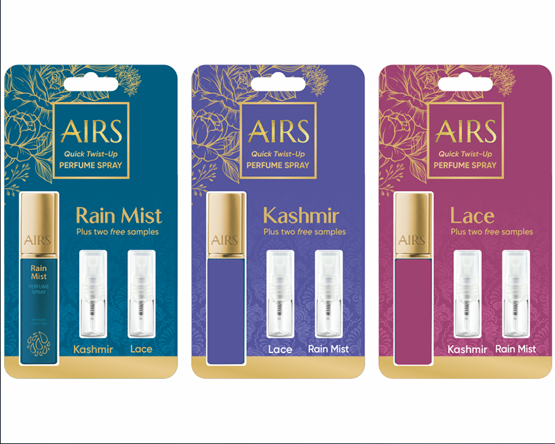 Graphic Design for Perfume Blister Pack {Confidential Pre-Release}