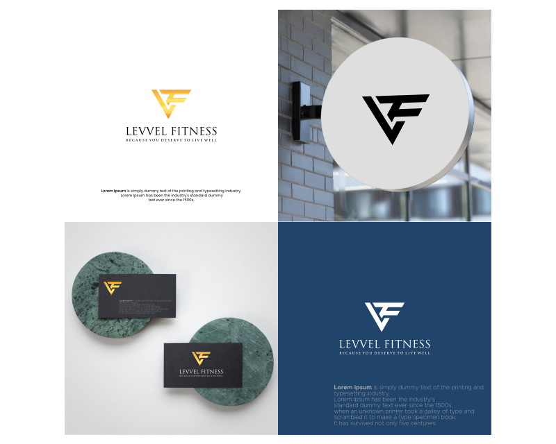 Logo Design for LEVVEL FITNESS