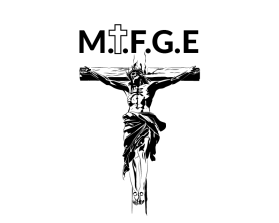 Jesus on the Cross inspired tee shirt design  for Our Oath entry by Batasimaji