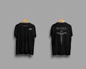 Jesus on the Cross inspired tee shirt design  for Our Oath entry by Adven Kristian