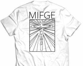 Jesus on the Cross inspired tee shirt design  for Our Oath entry by Adven Kristian