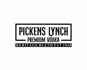 Pickens Lynch Premium Vodka entry by inka