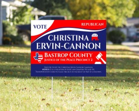 Political Campaign Yard Sign entry by Monk_Design