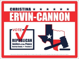 Political Campaign Yard Sign entry by EnDeeYo-Nicole