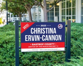 Political Campaign Yard Sign entry by designwithnan