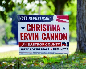 Political Campaign Yard Sign entry by Armchtrm