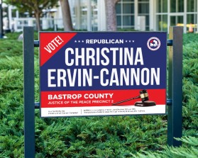 Political Campaign Yard Sign entry by designwithnan