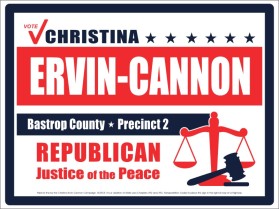 Political Campaign Yard Sign entry by EnDeeYo-Nicole