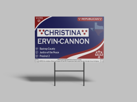 Political Campaign Yard Sign entry by Wisnuku