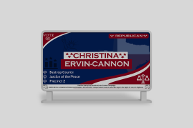 Political Campaign Yard Sign entry by Wisnuku